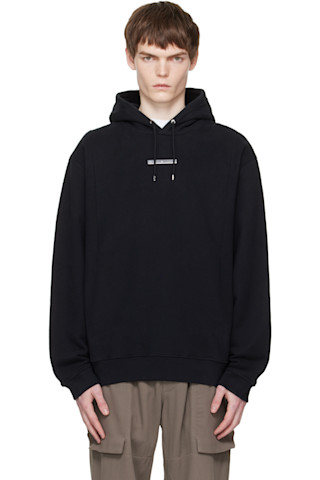 HELIOT EMIL: ブラック Astrape フーディ | SSENSE 日本