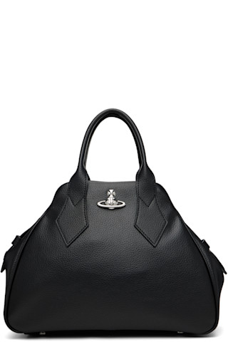 Vivienne Westwood: Black Yasmine Medium Bag | SSENSE Vivienne Westwood: Black Yasmine Medium Bag | SSENSE