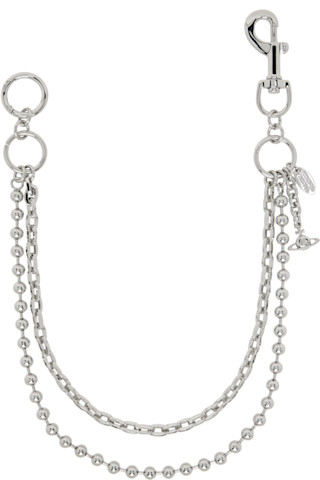 Vivienne Westwood: Silver Chain Belt | SSENSE Vivienne Westwood: Silver Chain Belt | SSENSE