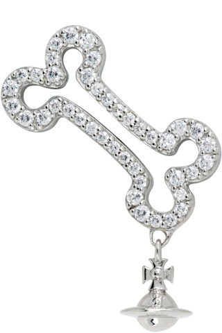 アクセサリー Vivienne Westwood OTHO SINGLE STUD Vivienne Westwood: Man Lyndon Bone Stud Single Earring | SSENSE