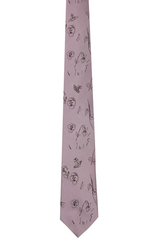 Vivienne Westwoodのピンク 8.5cm 'Flower & Orb' ネクタイがセール中