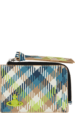 【新品】Vivienne Westwood カラフルケース Multicolor Zip Card Holder by Vivienne Westwood on Sale