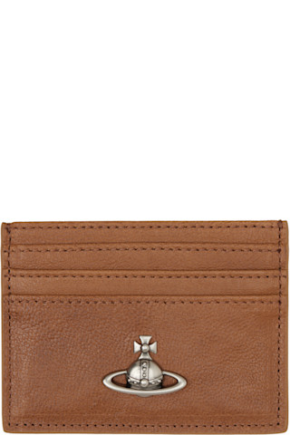 Vivienne Westwood ブラウン ケース Vivienne Westwood: ブラウン Flat カードケース | SSENSE 日本