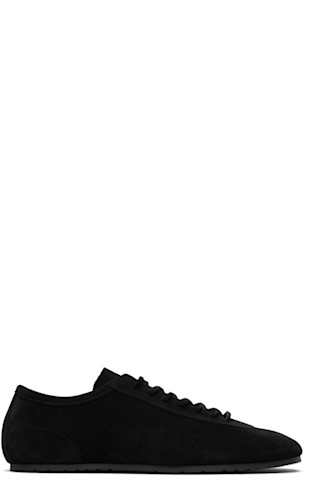 Dries Van Noten: ブラック スエード スニーカー | SSENSE 日本