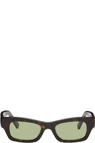Marni: ブラウン RETROSUPERFUTUREエディション Haicli サングラス
