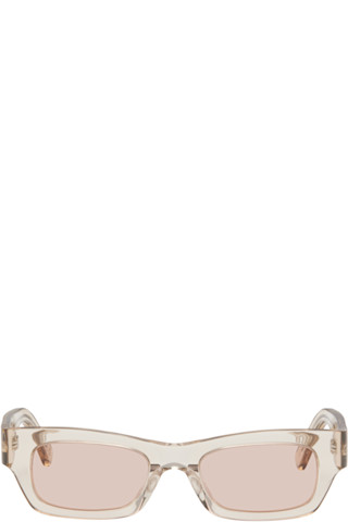 Marni: ベージュ RETROSUPERFUTUREエディション Haicli サングラス