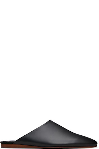 Black Kenzo Paris 'KENZO-Luke' Mule Slip-on Loafers