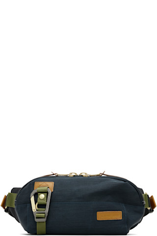 【希少】Master-piece FULLCOUNT コラボ ウエストバッグ 紺 Waist bag