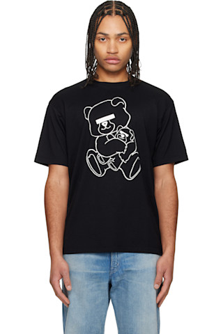 UNDERCOVER: Black UB0D3802 T-shirt | SSENSE Canada