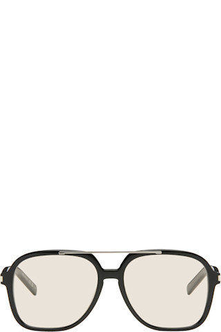 Black SL 545 Sunglasses by Saint Laurent on Sale