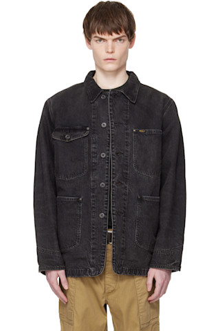 RRL: ブラック Lynn デニムジャケット | SSENSE 日本