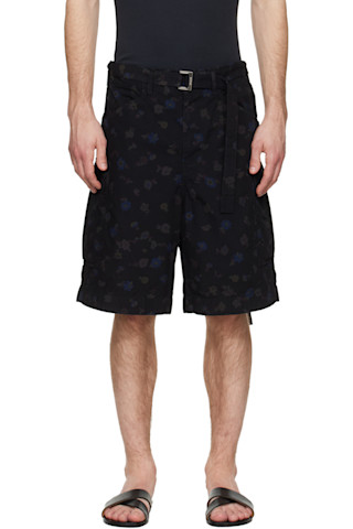 ✨美品✨24ss✨sacai✨Cotton Gabardine Shorts Sacai x Carhartt cotton cargo shorts Sacai