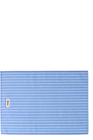 Blue Terry Bath Mat by Tekla | SSENSE