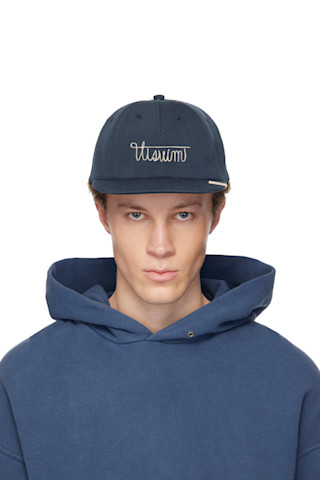visvim: ネイビー Excelsior II キャップ | SSENSE 日本