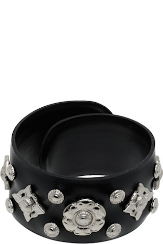 Toga Pulla: レザー Roll バングルブレスレット | SSENSE 日本