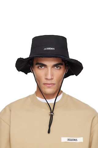 JACQUEMUS: ブラック Les Classiques 'The Artichaut' バケットハット