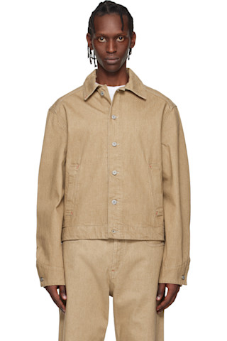 JACQUEMUS: ベージュ 'The Mirada de-Nîmes' デニムジャケット