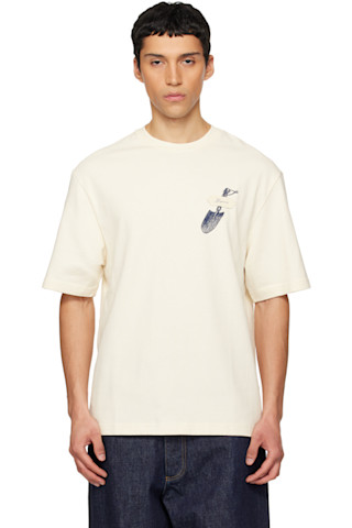 JACQUEMUS: オフホワイト 'The Pelle' Tシャツ | SSENSE 日本