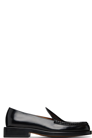 JACQUEMUS: Black 'Les Mocassins' Loafers | SSENSE