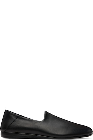 JACQUEMUS: ブラック 'The Slippers' ローファー | SSENSE 日本