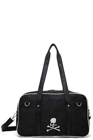mastermind JAPAN: Black MJ Nylon Bag | SSENSE