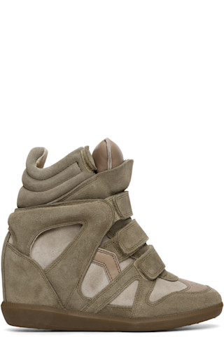 Isabel Marant: トープ Bekett スニーカー | SSENSE 日本