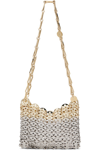 パコラバンヌ　ゴールド1969nano nag Iconic gold nano 1969 bag – Rabanne