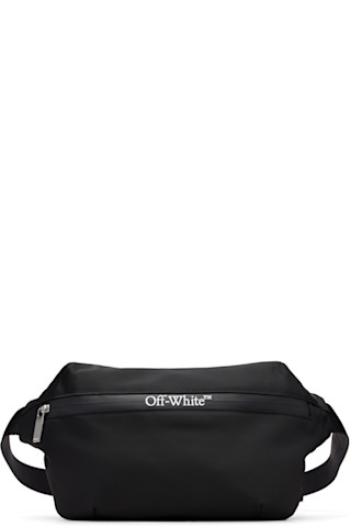 Off-White: ブラック Outdoor ウエストバッグ | SSENSE 日本