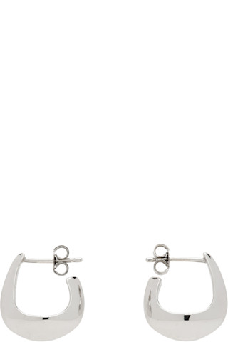 LEMAIRE: Curved Mini Drop Earrings | SSENSE