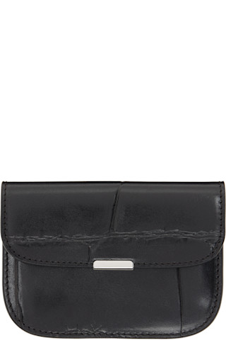 LEMAIRE: Brown Soft Tab Card Holder | SSENSE