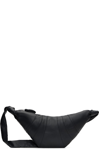 LEMAIRE: Gray Medium Croissant Bag | SSENSE