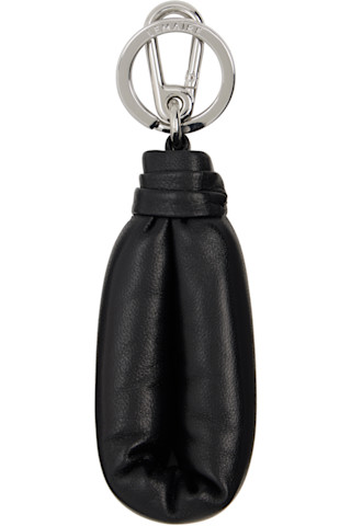 LEMAIRE: ブラック Wadded キーホルダー | SSENSE 日本