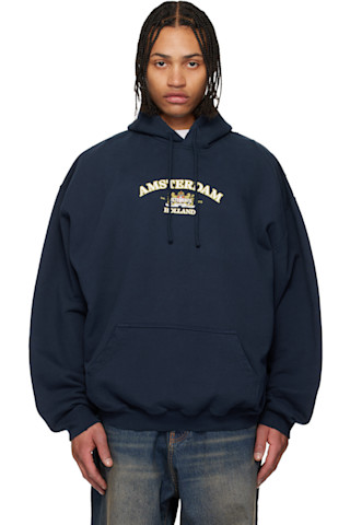 VETEMENTS french terryパーカー Vetements 2018 French Terry Oversize Hoodie - Red Sweatshirts