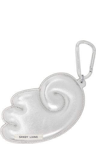 Silver Wing Bag Charm by Sandy Liang on Sale