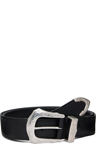 Toga Virilis: ブラック バックル ワイドベルト | SSENSE 日本