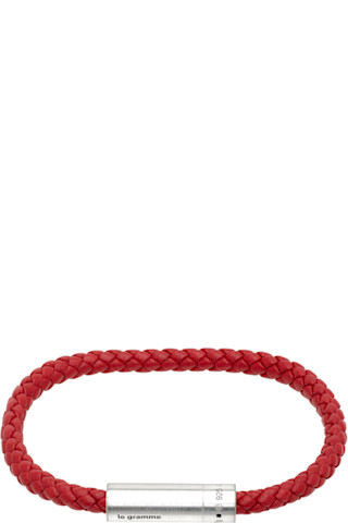 Le Gramme: Leather Cable 'le 7g' Bracelet | SSENSE