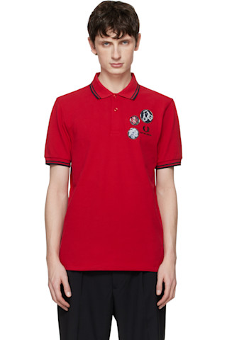 Fred Perryのレッド Kris Van Asscheエディション KVA Fred Perry