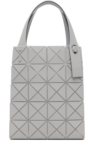BAO BAO ISSEY MIYAKE: Gray Prism Plus Tote | SSENSE