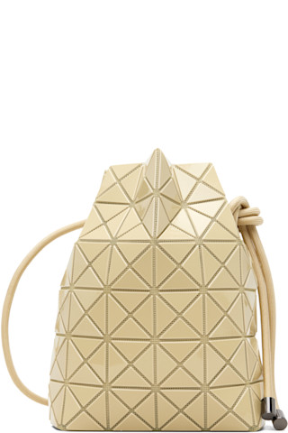 Beige Wring One-Tone Bag by BAO BAO ISSEY MIYAKE on Sale