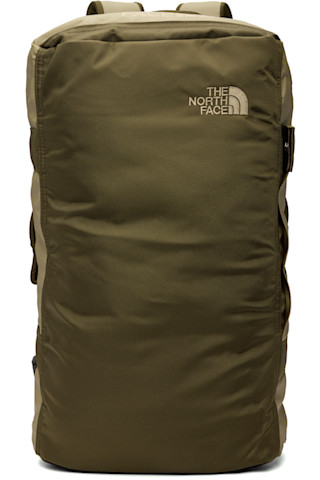 The North Face: カーキ Base Camp Voyager ダッフルバッグ | SSENSE 日本