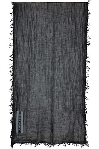 OUR LEGACY: Black Cottage Scarf | SSENSE