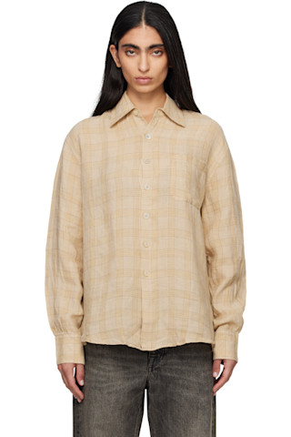 OUR LEGACY: Beige Above Shirt | SSENSE
