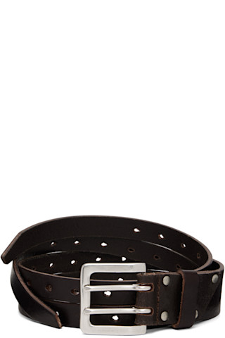 OUR LEGACY: Brown Split Belt | SSENSE