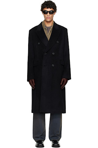 OUR LEGACY: Black Whale Coat | SSENSE