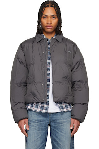 Dime: グレー タック パファージャケット | SSENSE 日本