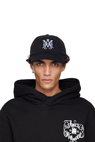 AMIRI: ブラック MA デニム キャップ | SSENSE 日本