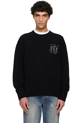 amiriブラック セーター AMIRI: ブラック MA セーター | SSENSE 日本