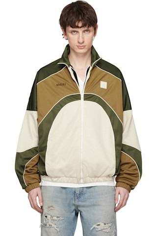 AMIRI: Multicolor Oversized Panel Track Jacket | SSENSE