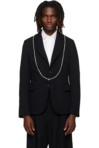 あかさたなCOMME des GARÇONS 黒 テーラードジャケット COMME des GARCONS HOMME | コムデギャルソンオム | テーラードジャケット