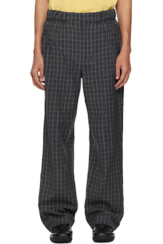 KIKO KOSTADINOV グレー Meno カーゴパンツ IT 44 Kiko Kostadinov: Gray Minna Gathered Trousers | SSENSE